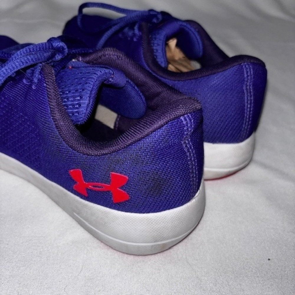 Under Armour Pursuit Purple Pink Running Shoes Womens 6.5 Sneakers 3021969-500 - Picture 6 of 8